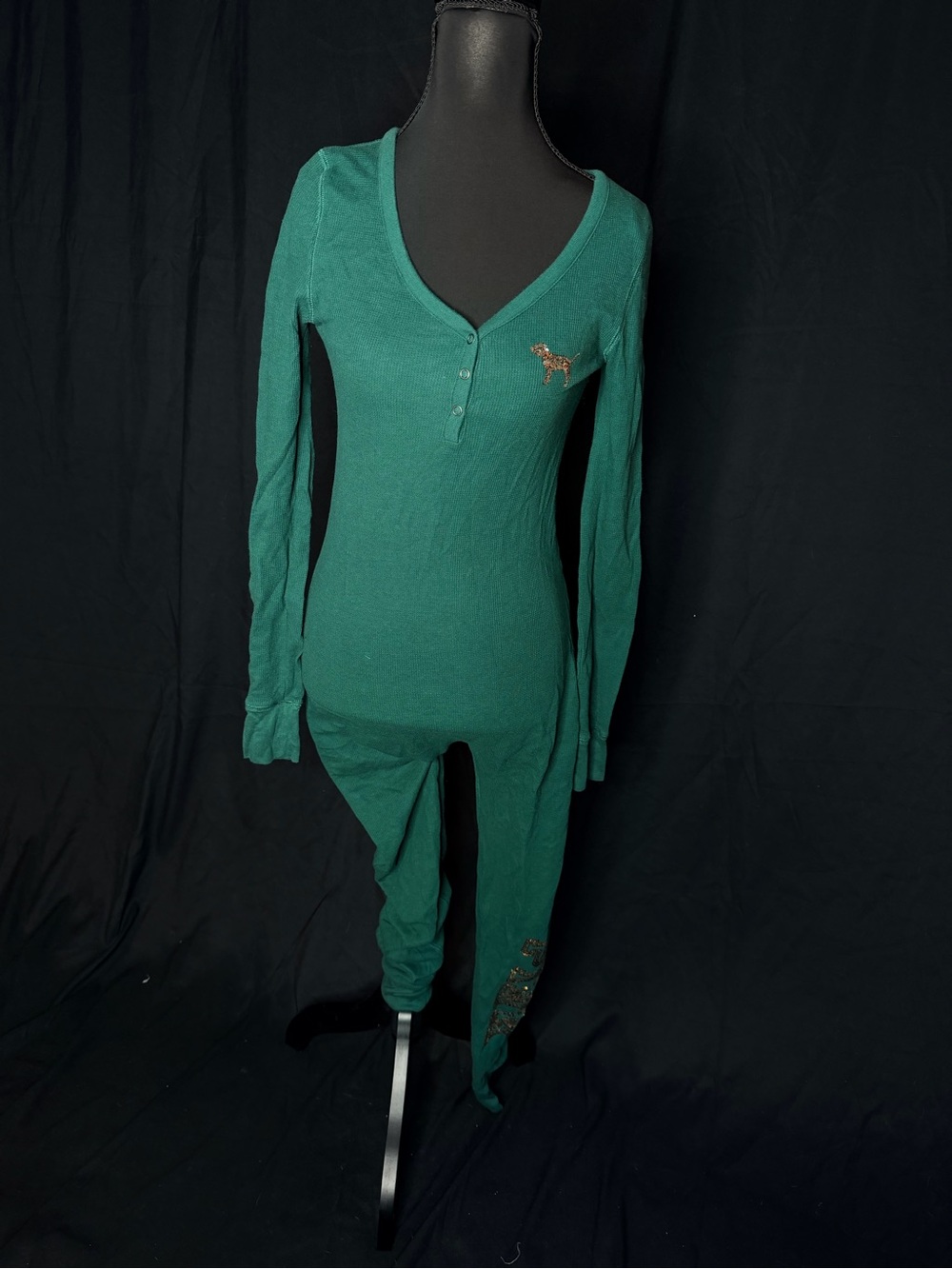 VS PINK Bling Onesie with Flap Back